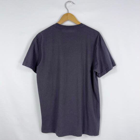 American Giant Men's Vintage Crew Short Sleeve Tee Medium Deep Gray - Picture 7 of 16